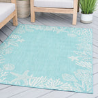 Tapis d'intérieur/extérieur Exo Coastal Graphic Print