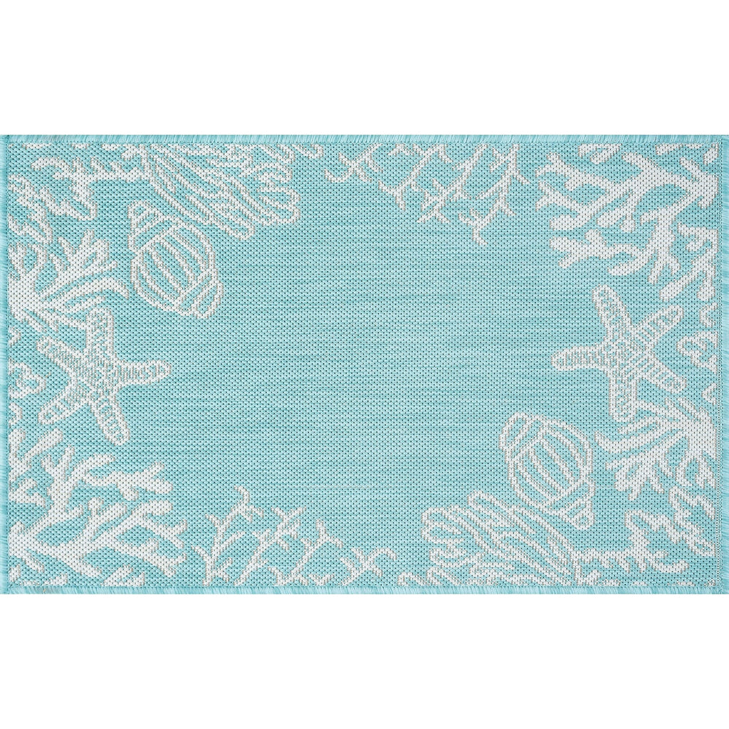 Tapis d'intérieur/extérieur Exo Coastal Graphic Print