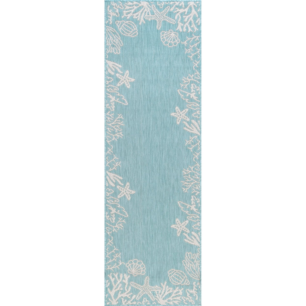 Tapis d'intérieur/extérieur Exo Coastal Graphic Print