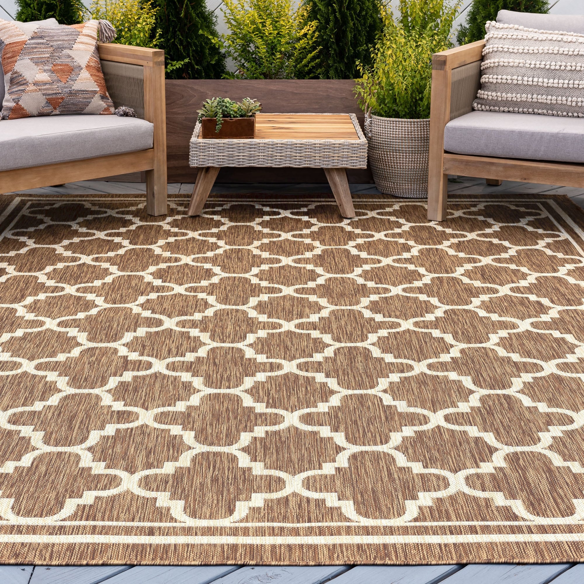Tapis d'intérieur/extérieur Exo Coastal Geometric
