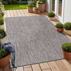 Tapis Aloha lavable uni pour intérieur/extérieur, terrasse, salon