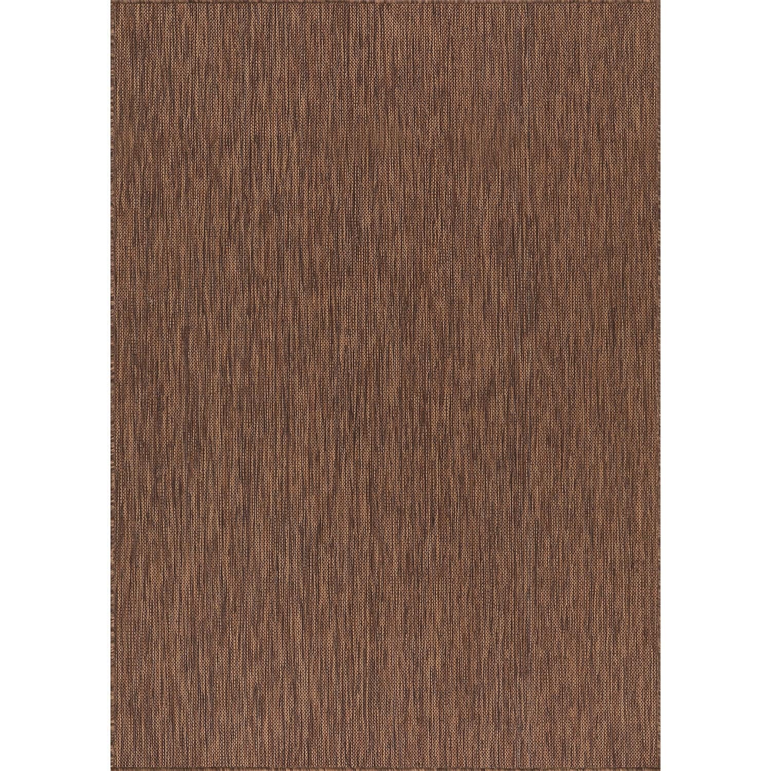 Tapis Aloha lavable uni pour intérieur/extérieur, terrasse, salon