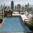 Tapis Aloha lavable uni pour intérieur/extérieur, terrasse, salon