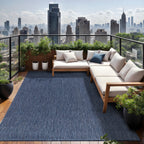 Tapis Aloha lavable uni pour intérieur/extérieur, terrasse, salon