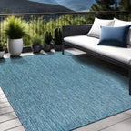 Tapis Aloha lavable uni pour intérieur/extérieur, terrasse, salon