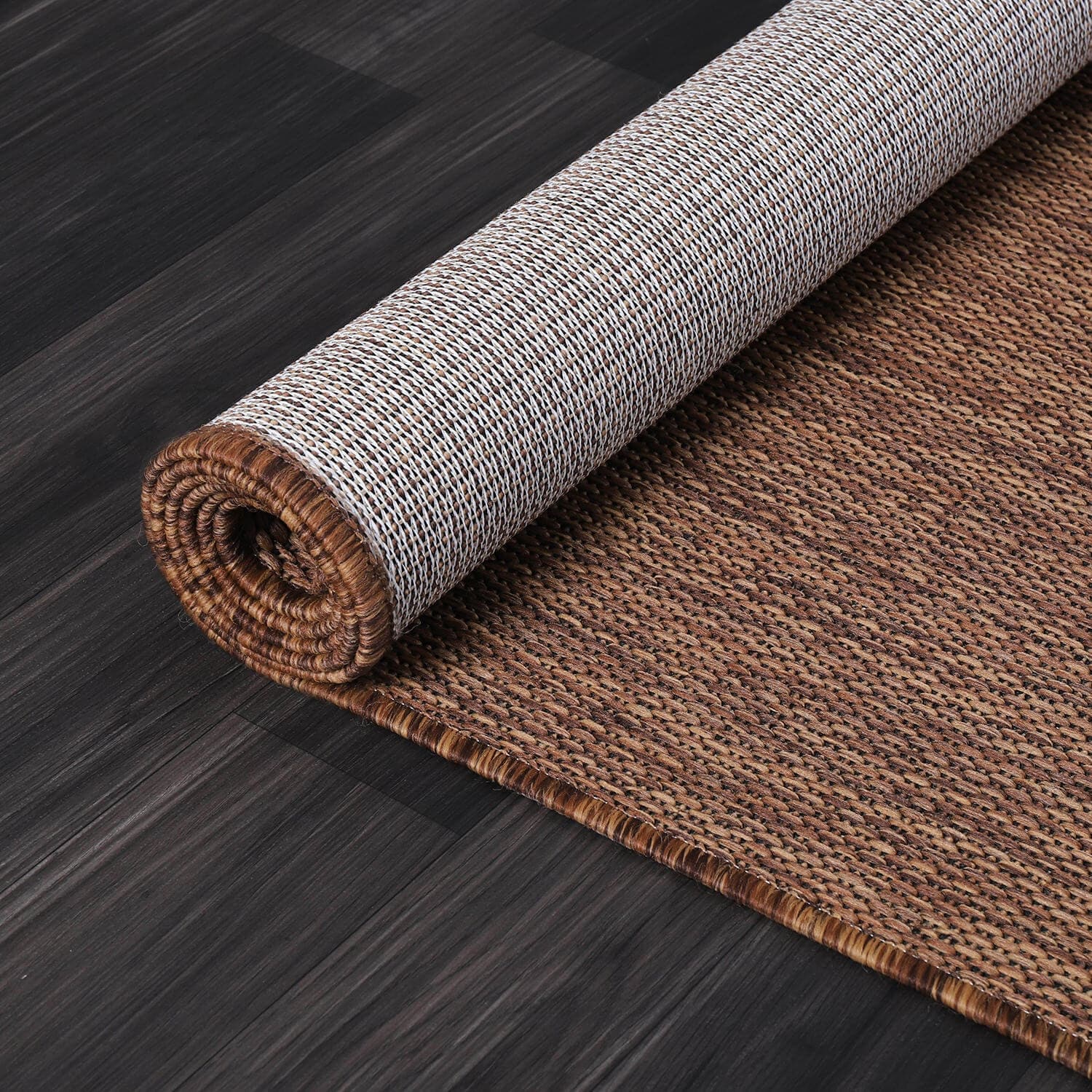 Tapis Aloha lavable uni pour intérieur/extérieur, terrasse, salon