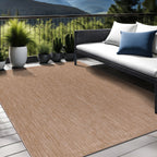 Tapis Aloha lavable uni pour intérieur/extérieur, terrasse, salon