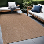 Tapis Aloha lavable uni pour intérieur/extérieur, terrasse, salon