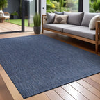 Tapis Aloha lavable uni pour intérieur/extérieur, terrasse, salon
