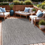 Tapis Aloha lavable uni pour intérieur/extérieur, terrasse, salon