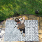 Tapis d'extérieur Amsterdam Design 100 % écologique en plastique léger