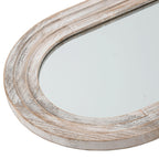 Miroir rustique en bois vieilli Dovelina, miroir de sol pleine longueur