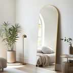 Miroir mural sur pied arqué Dovelina