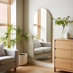 Miroir mural sur pied arqué Dovelina