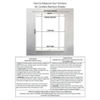 Store romain Arlo Blinds sans cordon en bambou blanchi de 152 cm (60 pouces)