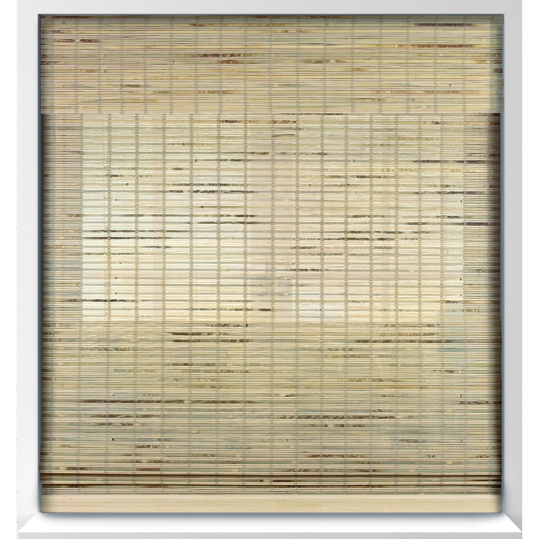 Stores romains en bambou Arlo Blinds Petite Rustique, hauteur 74 pouces