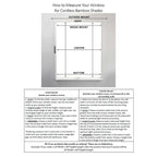 Stores romains en bambou Arlo Blinds Tuscan de 74 pouces de haut, sans cordon, à levage vertical