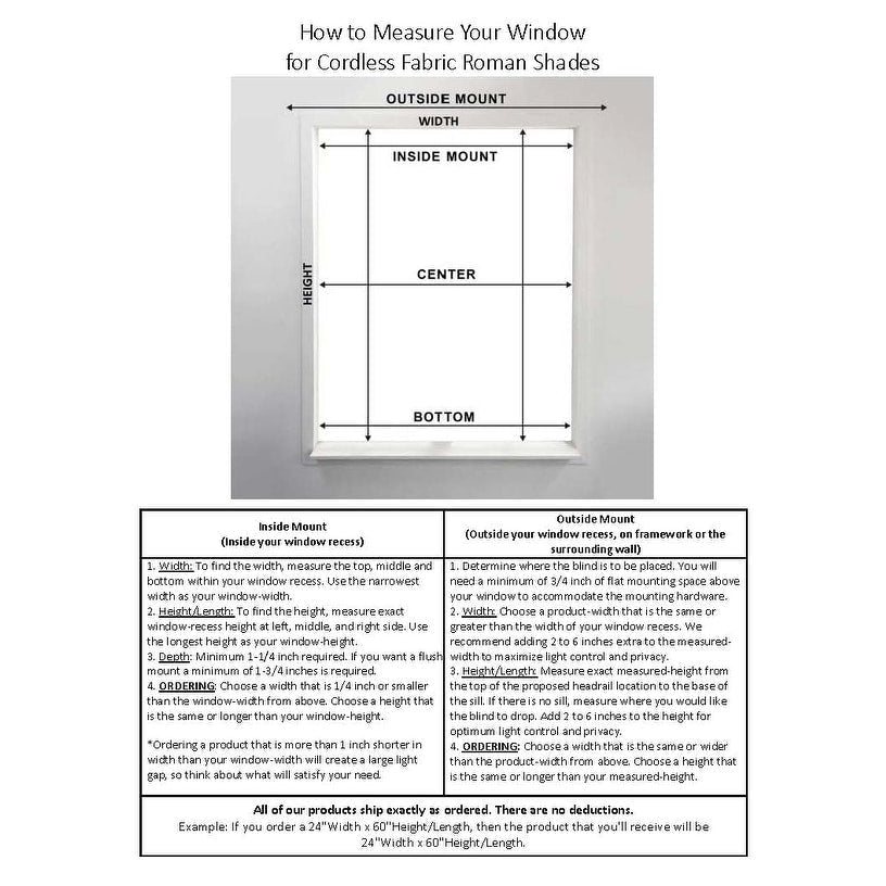 Stores romains en tissu sans cordon Arlo Blinds, filtrant la lumière blanche