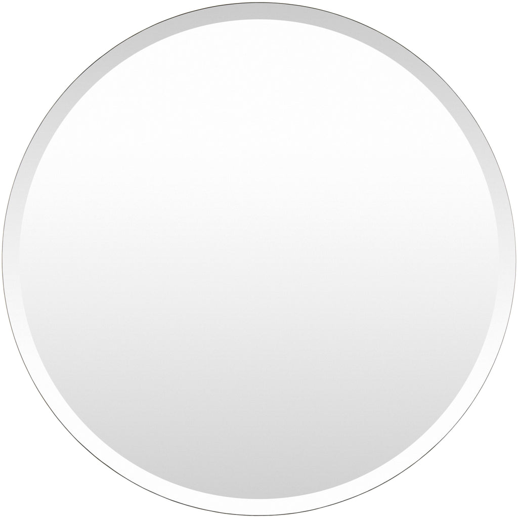 Miroir rond biseauté moderne Mei de Artistic Weavers