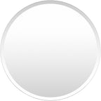 Miroir rond biseauté moderne Mei de Artistic Weavers