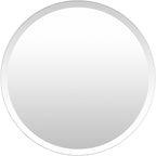 Miroir rond biseauté moderne Mei de Artistic Weavers