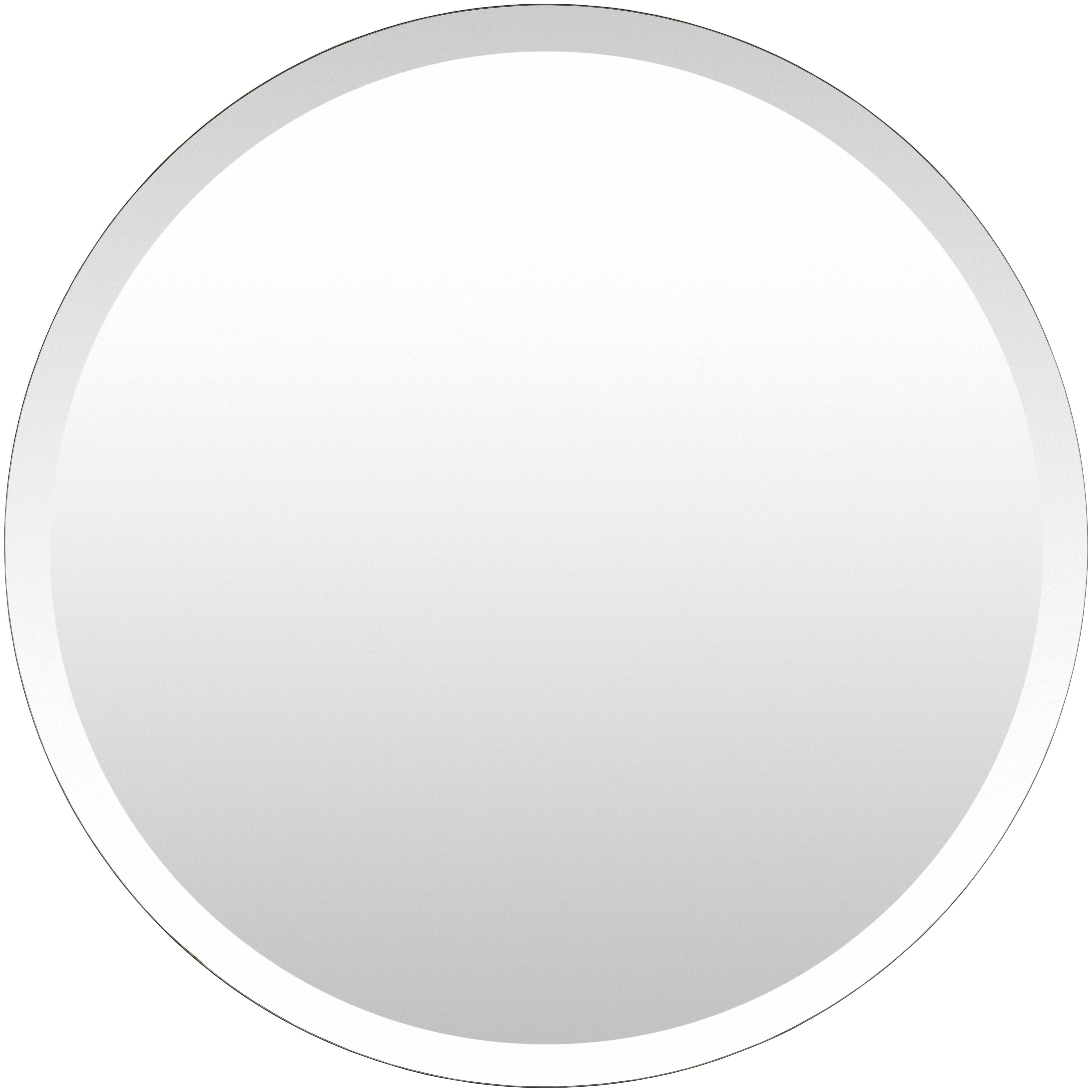 Miroir rond biseauté moderne Mei de Artistic Weavers