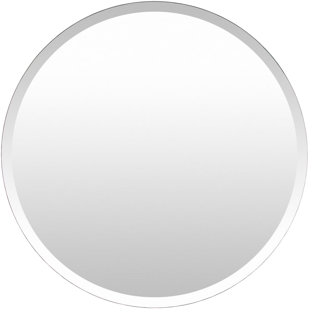 Miroir rond biseauté moderne Mei de Artistic Weavers