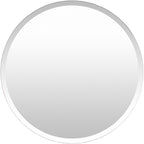 Miroir rond biseauté moderne Mei de Artistic Weavers