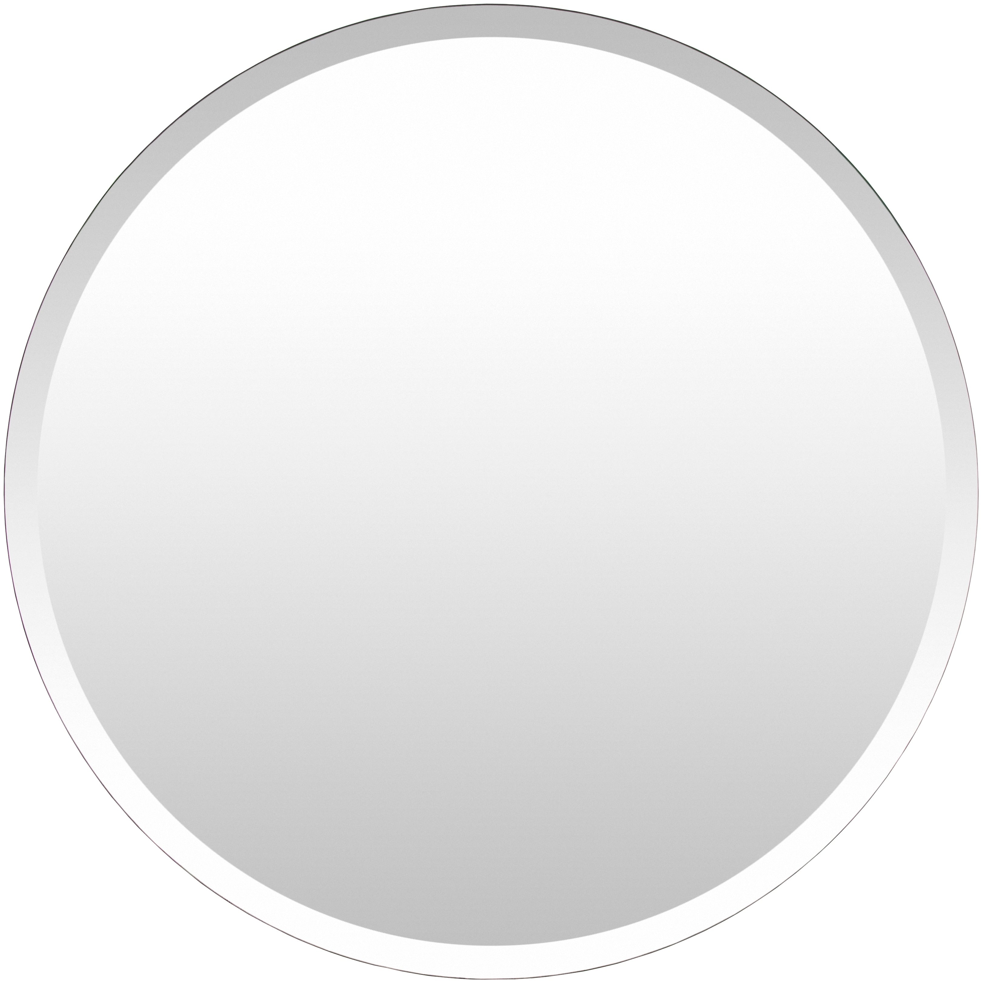 Miroir rond biseauté moderne Mei de Artistic Weavers