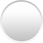 Miroir rond biseauté moderne Mei de Artistic Weavers