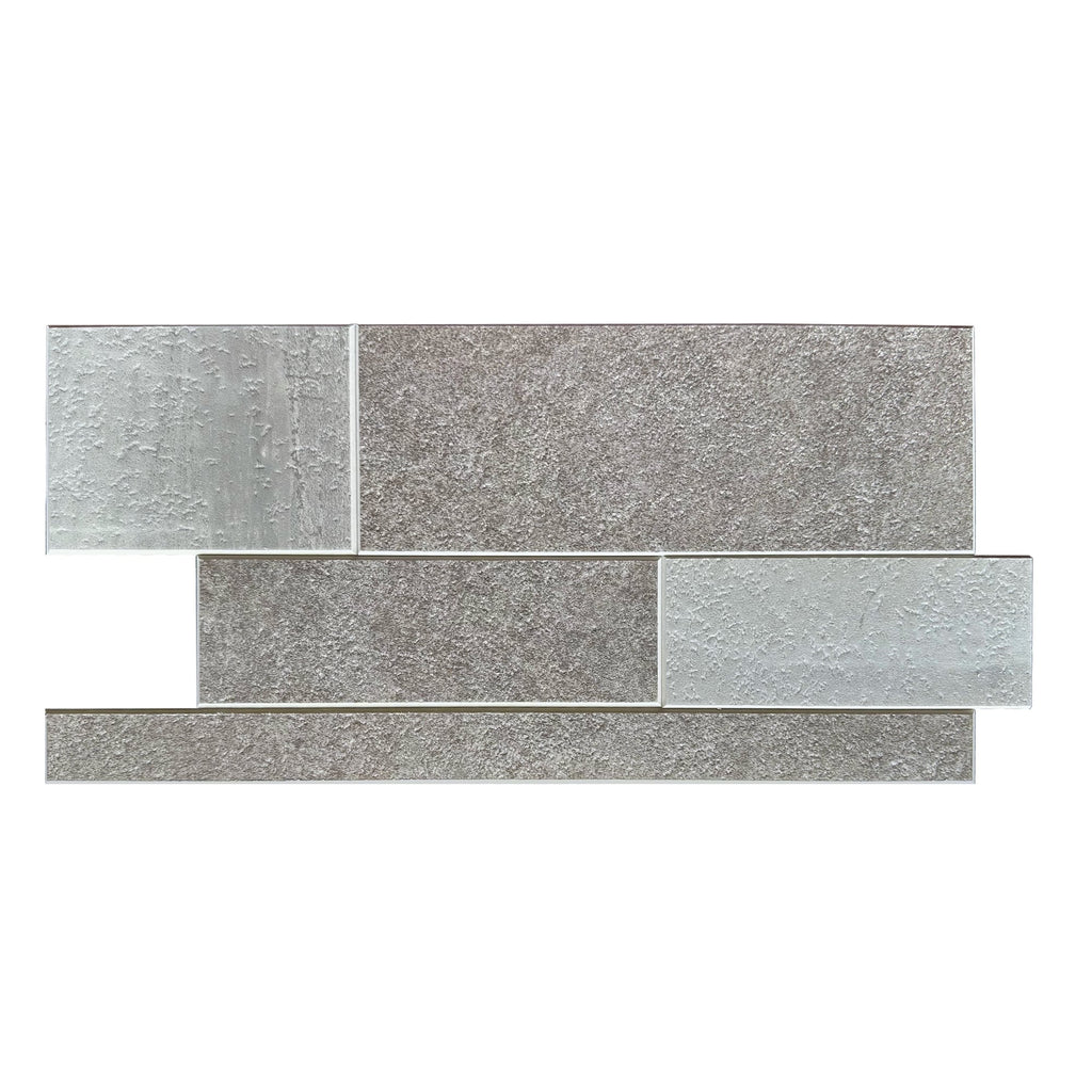 Carreaux muraux autocollants Aspect Collage