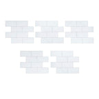 Carreaux muraux autocollants Aspect Collage