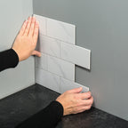 Carreaux muraux autocollants Aspect Collage