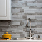 Carreaux muraux autocollants Aspect Collage