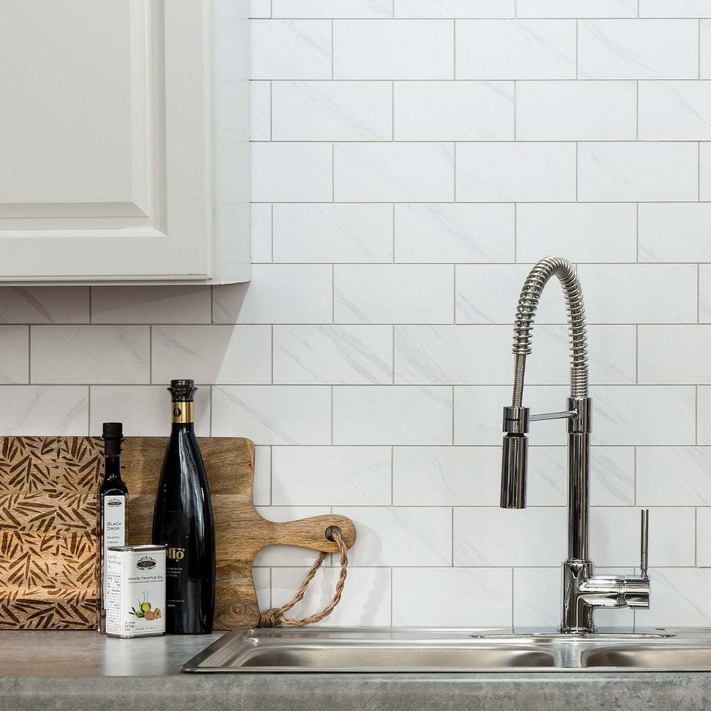 Carreaux muraux autocollants Aspect Collage