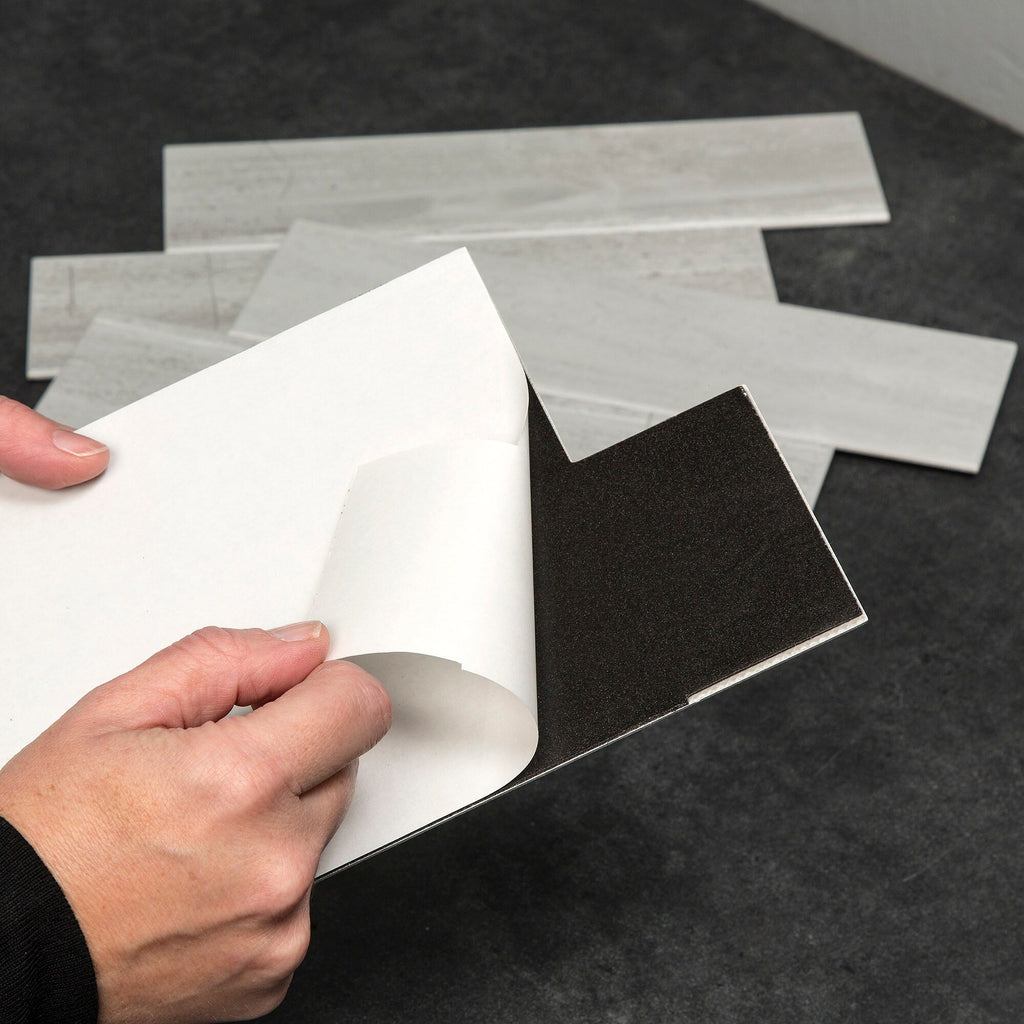 Carreaux muraux autocollants Aspect Collage