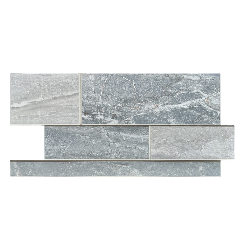 Carreaux muraux autocollants Aspect Collage