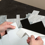 Carreaux muraux autocollants Aspect Collage