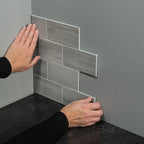 Carreaux muraux autocollants Aspect Collage