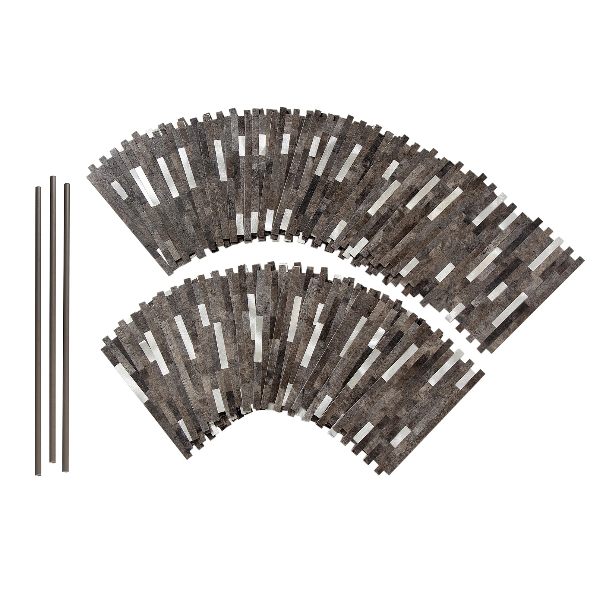 Carreaux muraux autocollants Aspect Collage