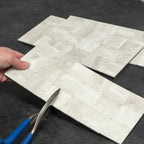 Carreaux muraux autocollants Aspect Collage