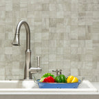 Carreaux muraux autocollants Aspect Collage