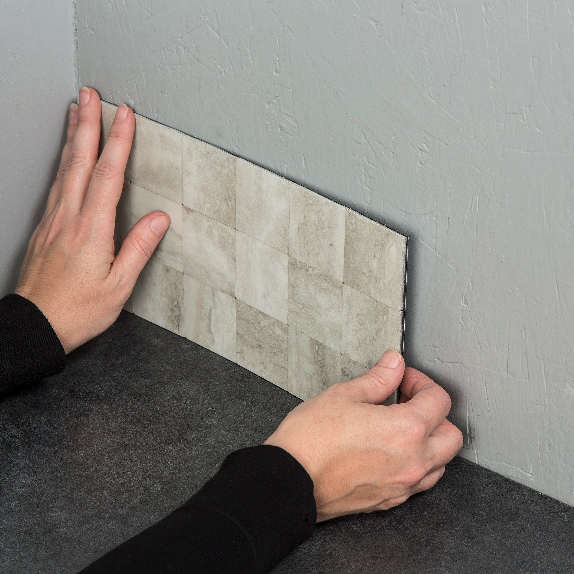 Carreaux muraux autocollants Aspect Collage