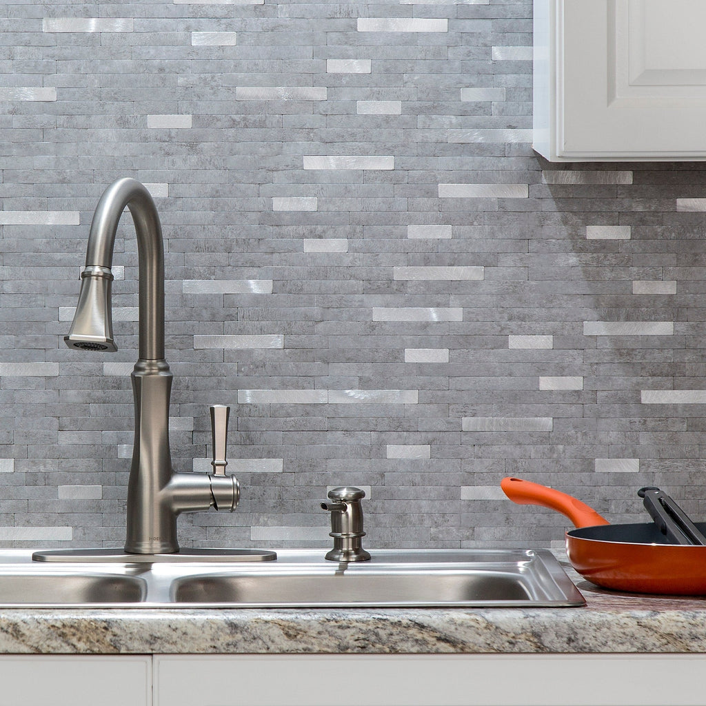 Carreaux muraux autocollants Aspect Collage