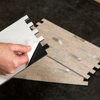 Carreaux muraux autocollants Aspect Collage