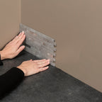 Carreaux muraux autocollants Aspect Collage