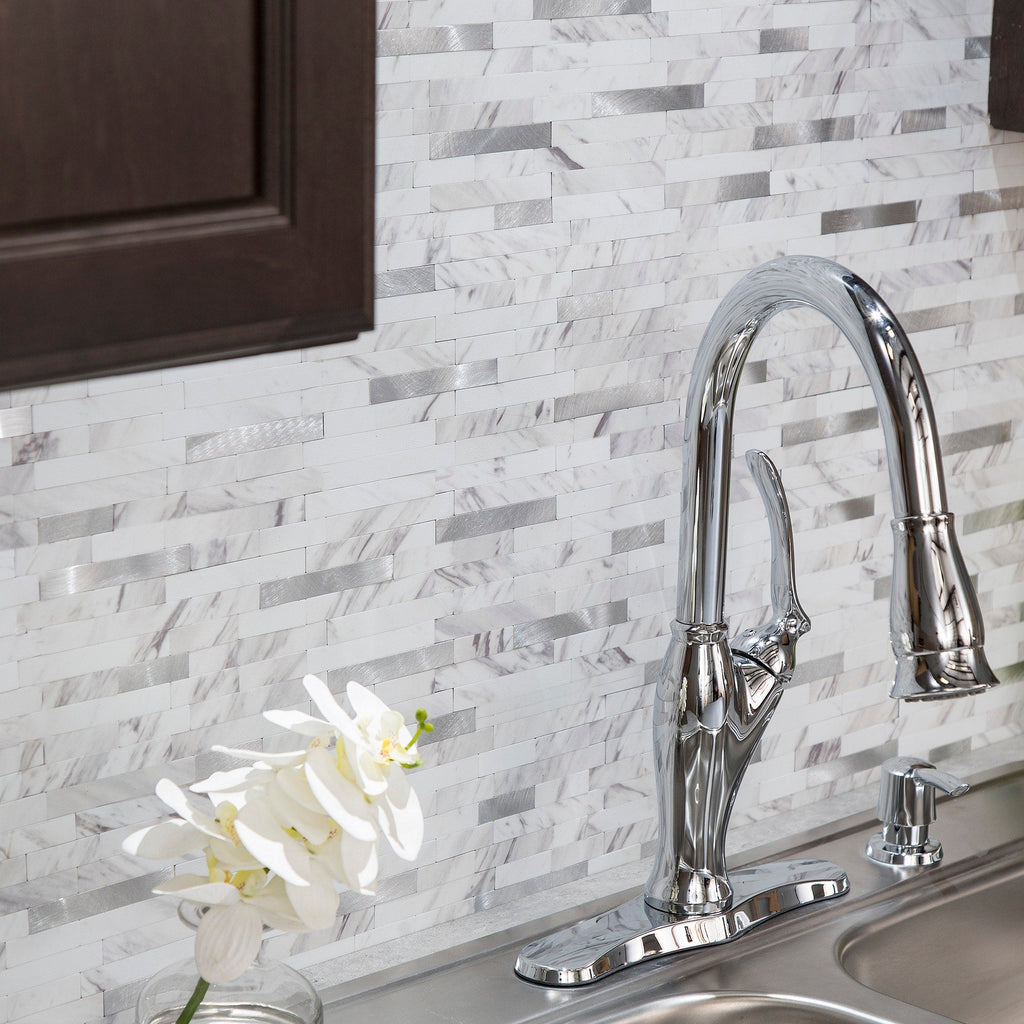 Carreaux muraux autocollants Aspect Collage