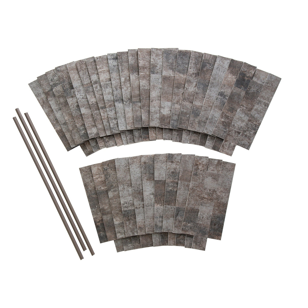 Carreaux muraux autocollants Aspect Collage