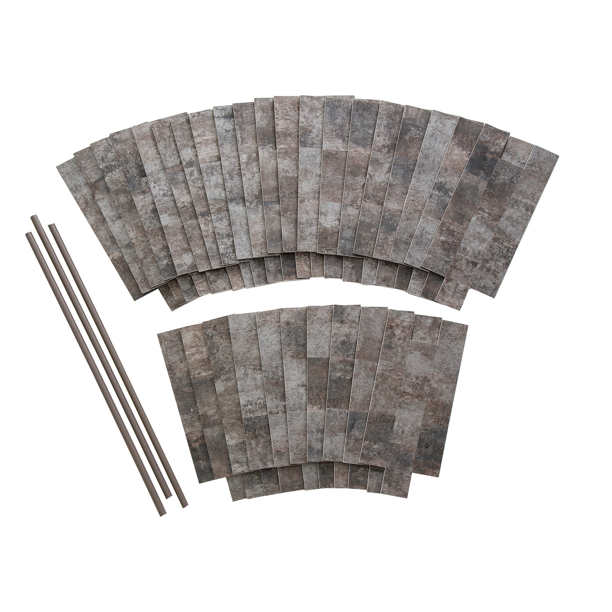 Carreaux muraux autocollants Aspect Collage