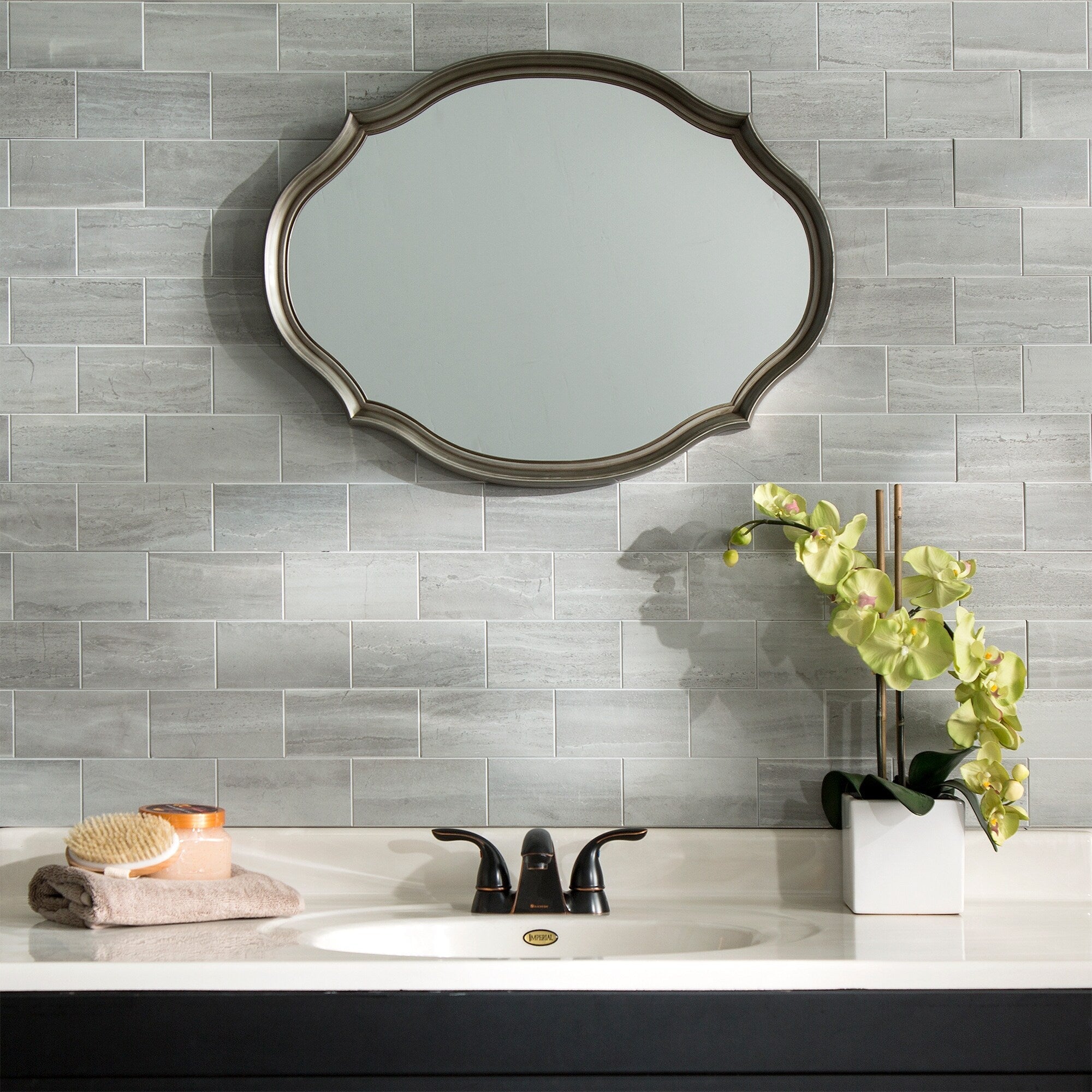 Carreaux muraux autocollants Aspect Collage